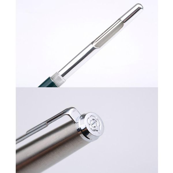 Penne 10pcs/Set Hero 007 Classic Style Metal Fountain Penne di alta qualità Penne di inchiostro da 0,5 mm per la scrittura di cartoleria scolastica Spedizione gratuita