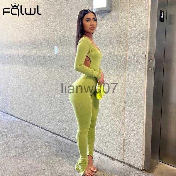 Женские комбинезоны Rompers Habbris Summer Sexy Jumpsuit Women 2022 Backless Rompers Женские комбинезоны White Green One Piece Outfits Bodycon Комбинезоны Fema J230629