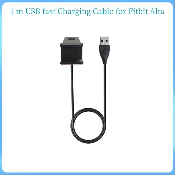 5 adet/grup 1 m USB hızlı Şarj Kablosu Fitbit Alta Yedek Şarj Bilezik Bileklik Adaptörü