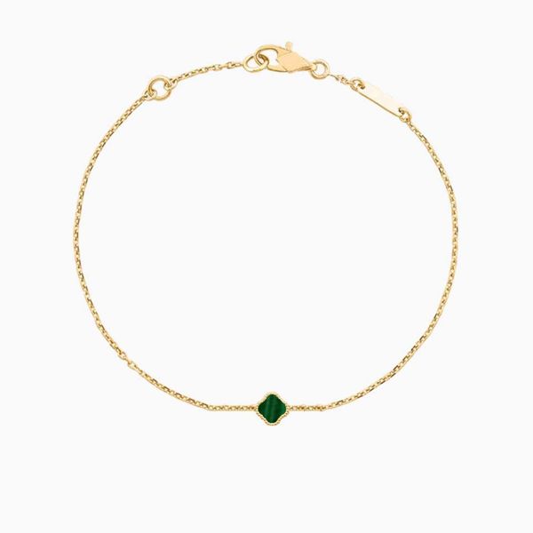 Braccialetti Mini Notif Van Clover Bracciale a quattro foglie K Bracciale in bracciale oro per donne uomini Sier Chain Elegant Jewelery Gioco regalo
