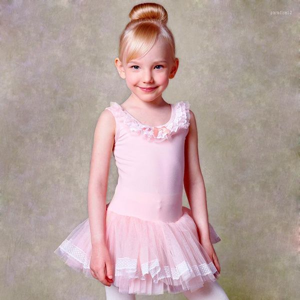 Stage Wear Girls Professional Disfraces Ginnastica Body Bambini Fantasiainfantil Abito da festa di compleanno / matrimonio