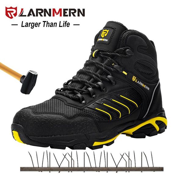 Ботинки Larnmerm Mens Safety Shoes Work Shoes Steel Toe Lightwight Hetchabourshouse Construction Shounte обувь