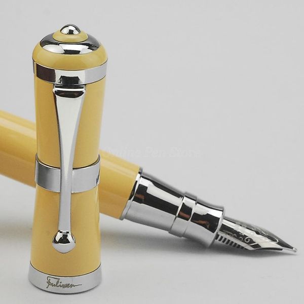 Pens fuliwen 2051 metal elegante estilo médio de 0,5 mm