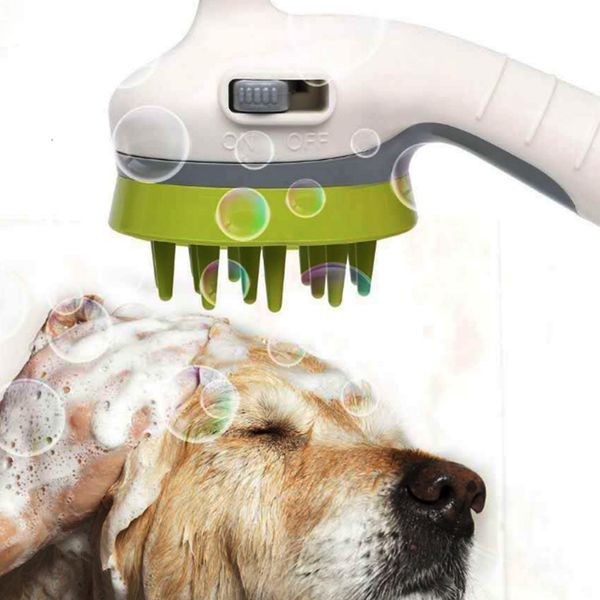 Altre forniture per cani Soffione doccia per animali domestici spazzola per il bagno cane gatto pettine accessori per articoli da toeletta per animali domestici irrigatore strumento per il lavaggio degli animali 230628