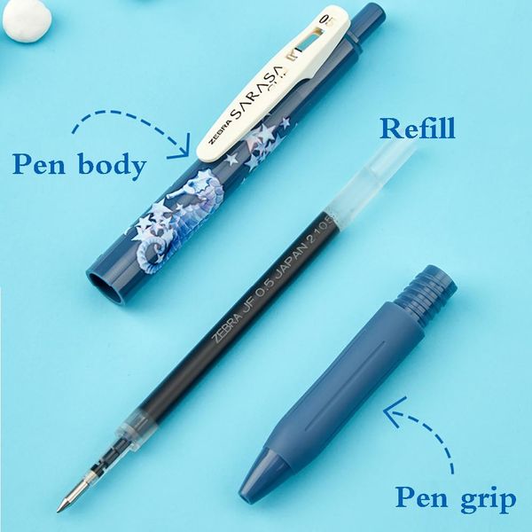 Ручки 1pcs Japan Zebra JJ15 Llimited Gel Pen Em. Экзамен Специальная пресса Black Pen 0,5 мм школьные канцелярские товары