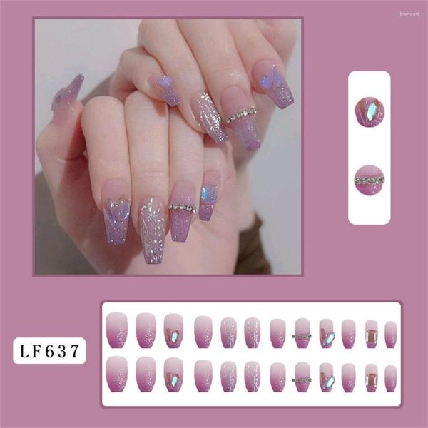 Накладные ногти Love Butterfly Nail Французская модная одежда Улучшение ручной работы Ношение доспехов Красота и здоровье Хэллоуин Поддельные