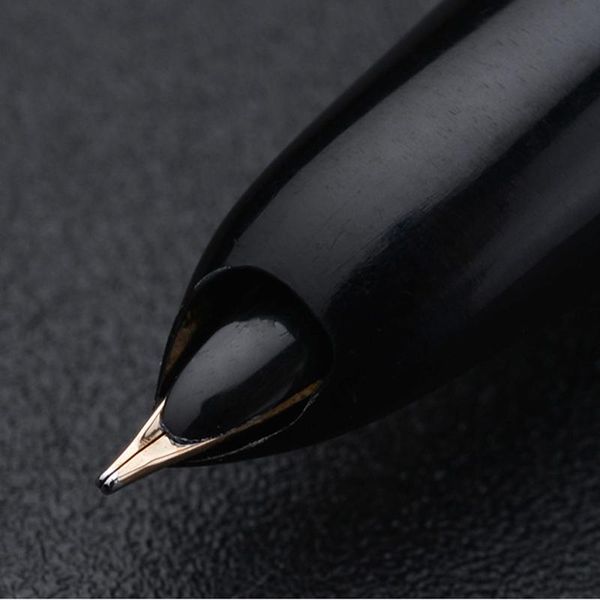 Kalem lüks metal kahraman 100 çeşme kalem seti kutu etiketleme ok siyah 14k altın nib kırtasiye ofis okul malzemeleri yazma hediye