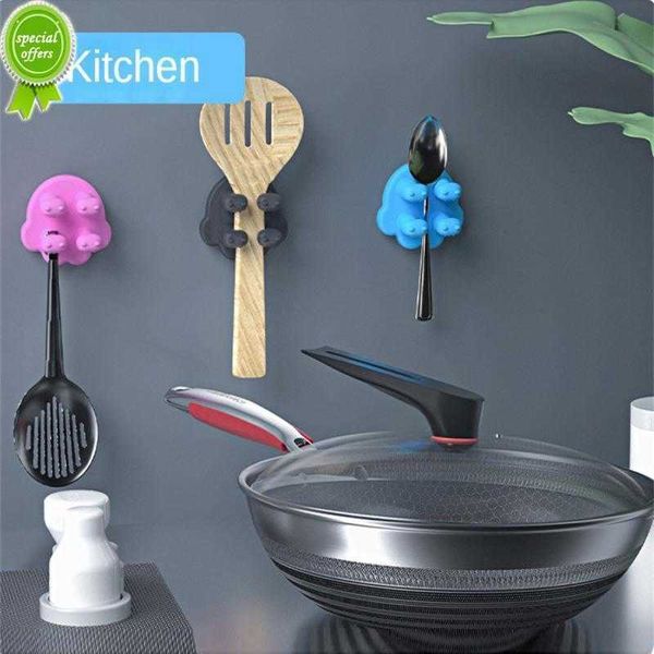 Gancio in silicone autoadesivo senza cuciture per bagno, cucina, parete, porta, ganci, ganci senza punzonatura, portachiavi, portasciugamani