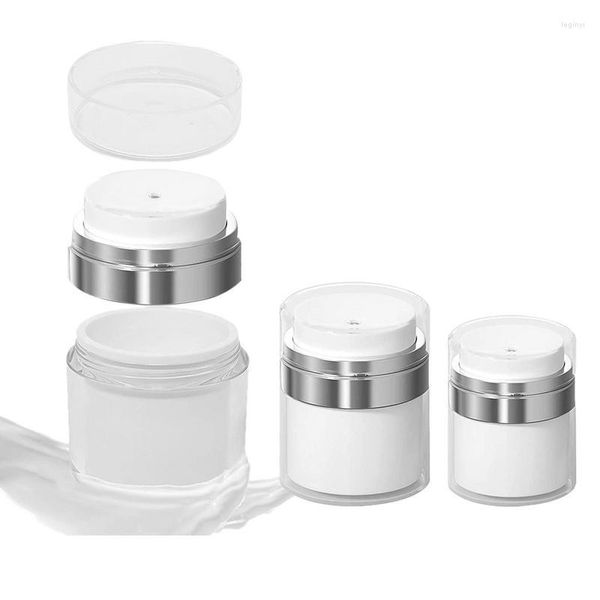 Bottiglie di stoccaggio Pompa senz'aria Dispenser contenitore cosmetico vuoto per trucco viso Creme idratanti Gel Lozione Articoli da toeletta 0.5