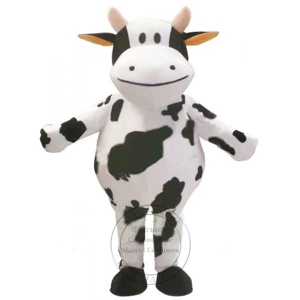 Super Cute Fat Cow Mascot Costume Outfit Pubblicità Costumi di carnevale in maschera Costumi dei cartoni animati