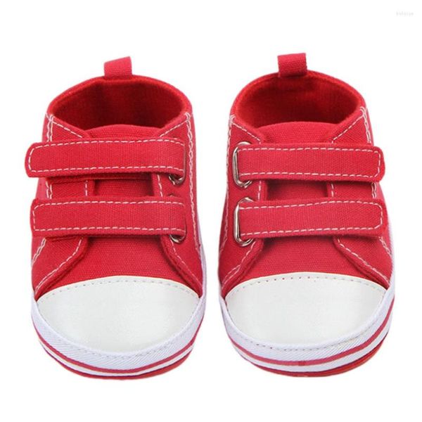 Sportschoenen Peuter Baby Jongens Meisjes Canvas Sneakers Eerste wandelaars Antislipzool Crib Infant Casual Walker