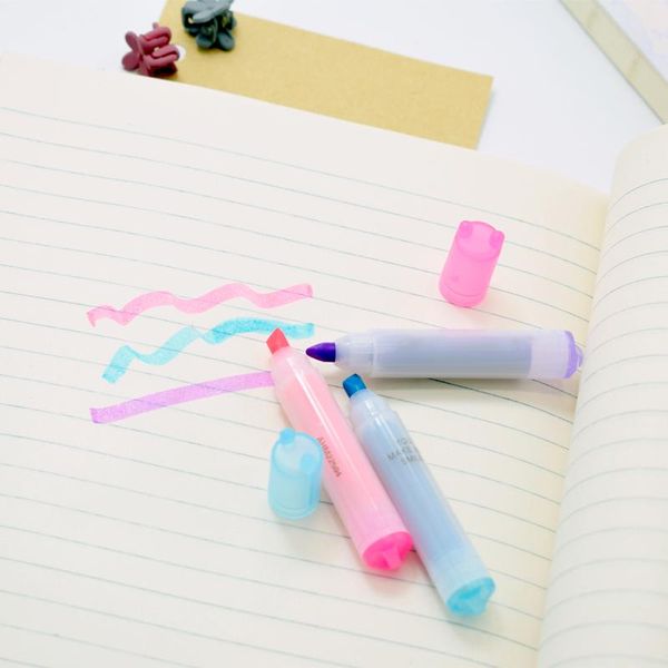Ручки 60 шт. мини-маркер ручка-кролик маркеры Kawaii канцелярские цветные ручки материал Escolar Papelaria школьные принадлежности для письма