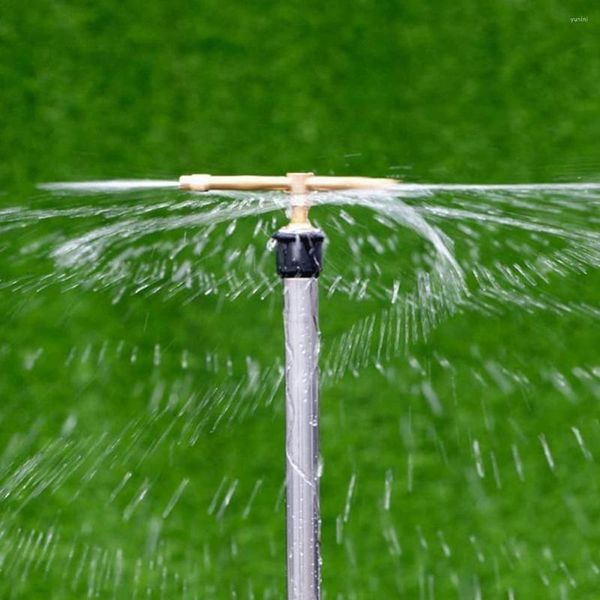 Bewässerungsgeräte 2/3/4 Arm Automatischer Rotationssprüher 360-Grad-Drehung Gartenköpfe Rasenzubehör Bewässerungssprinklerdüse B F4k2
