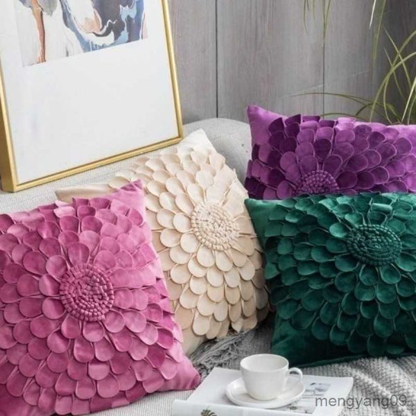Cuscino/Fodera per cuscino girasole decorativo Fodera per cuscino floreale decorativa per tutte le stagioni Fodera per cuscino solo moda R230629