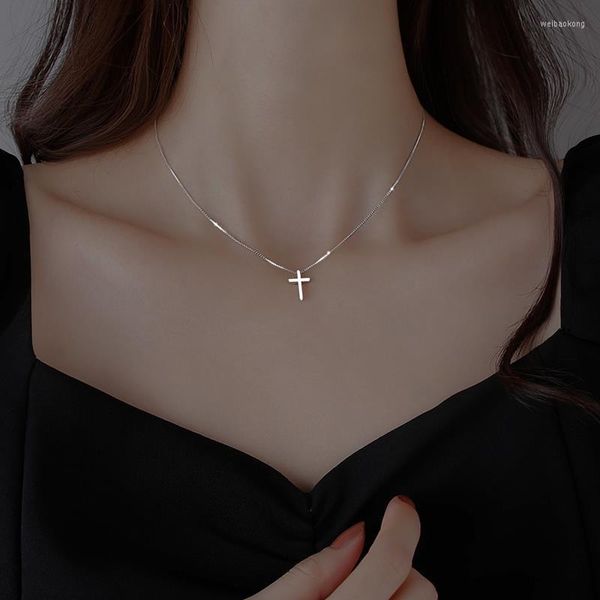 Anhänger Halsketten Weiblich Niedlich Das Kruzifix Chokers Halskette Für Frauen Schmuck Begrenzte Kragen Kette Geburtstag Hochzeit Geschenk