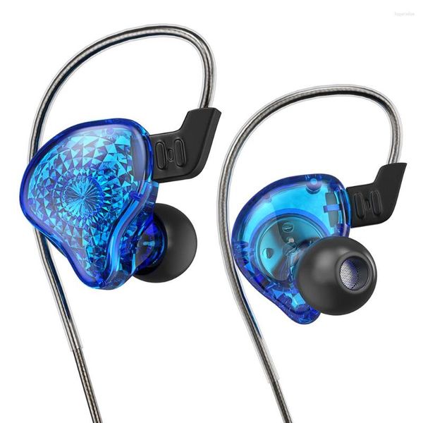 Songlinworld K2 10mm Daynamic Auricolare In-Ear con tappi per le orecchie in silicone di alta qualità da 3,5 mm Auricolari per microfono