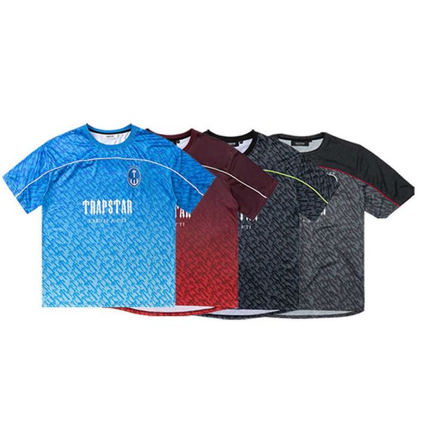Trapstar t Shirts Mens Football Jersey Designer Tees Women Summer Casual Solto Quick Drying Luxury T-shirts Manga Curta Street Fashion Tops Oymx