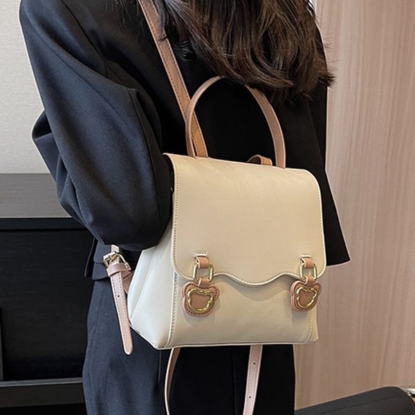 Borse da scuola Moda Donna Zaino Donna in pelle di alta qualità Piccolo kawaii per ragazze adolescenti Sac A Dos Zaino da viaggio carino Mochilas 230629