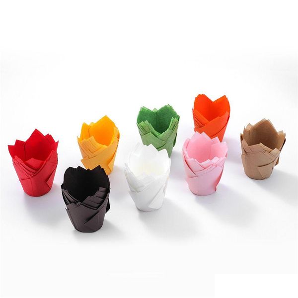 Cupcake Tip Baking Cups Pergaminho Forro Muffin Forro Wrappers Para Casamentos Aniversários Chás De Bebê Festa Xbjk2203 Drop Delivery Home Dhphk