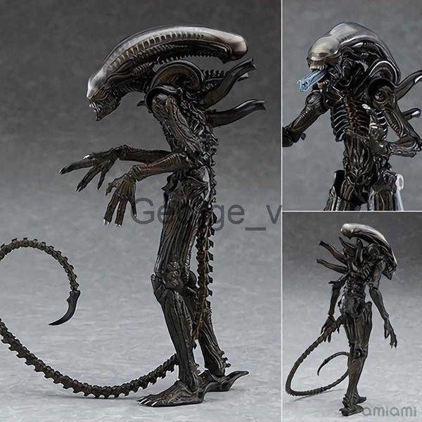 Minifig Alien Figma Sp108 Action-Figuren Spielzeug 18 cm hochwertige Aliens Statue Modell Puppe Sammlerstücke Ornamente Kinder Geschenke J230629