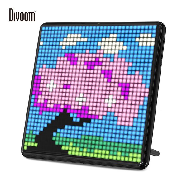 Рамки Divoom Pixoo Max Digital Po Frame с программируемой светодиодной панелью 32 * 32 Pixel Art Рождественский подарок Home Light Decor 230628