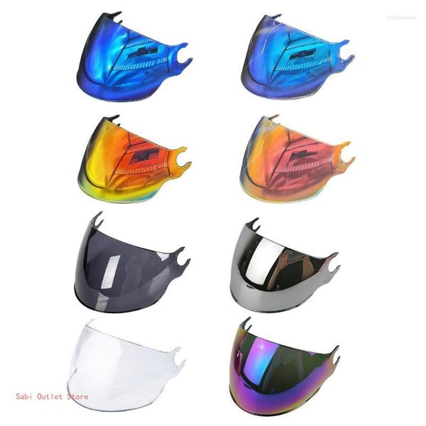 Capacetes de motocicleta capacete viseira lente pára-brisa capa protetora substituições para OF562