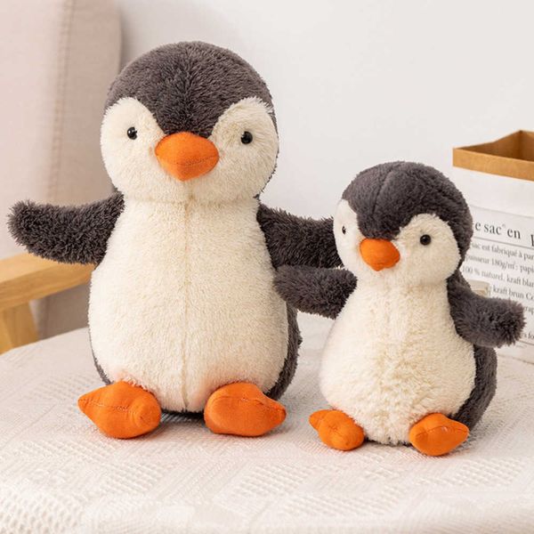 Brinquedo de pelúcia infantil britânico tímido pinguim novo 2023 geração macia