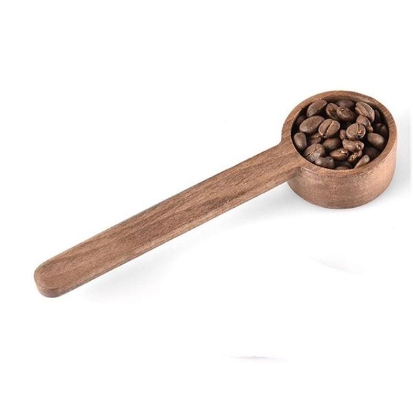 Strumenti di misurazione Noce Cucchiaio di legno Latte in polvere Tè Chicchi di caffè Scoop Accessori per la cucina di casa Capacità 10G Phjk2103 Drop Delivery Dhqe9