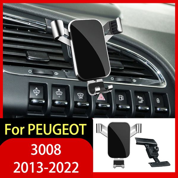 Autozubehör Handyhalter für PEUGEOT 3008 2013-2019 2020 2021 2022 Schwerkraftnavigation Spezielle Halterung GPS-Unterstützung