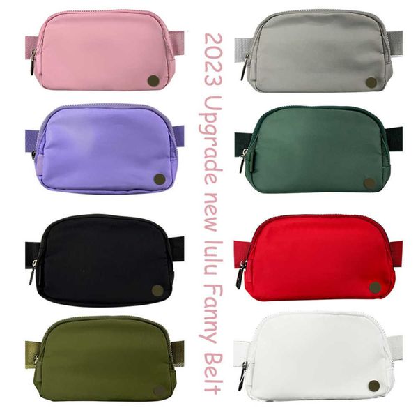 Bolsas de ombro por atacado Yoga Genuíno cinto lulu no peito bolsa de lã Luxos Designers mulher esporte ao ar livre Nylon Waistpacks viagens mulheres homens Lã Moda tendência 62ess