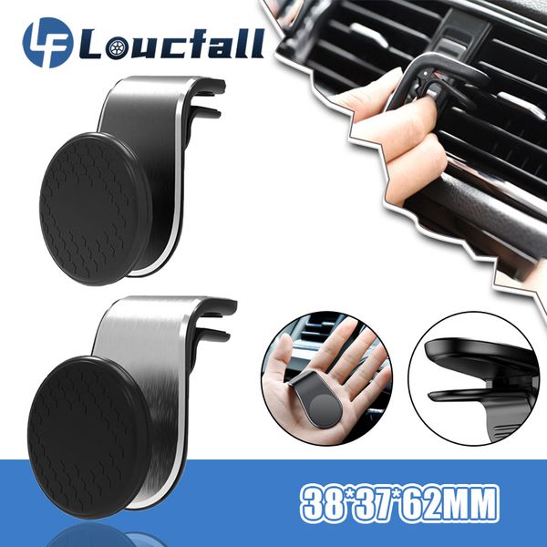 38*37*62mm Suporte de telefone para carro mini suporte magnético para saída de ar suporte para GPS móvel suporte magnético para smartphone preto prata suporte para telefone