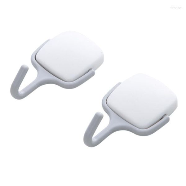 Ganci 2pcs Gancio magnetico Potente portachiavi Frigo Gadget Appeso a parete Appendiabiti Bagno di casa Organizzatore cucina 55KF