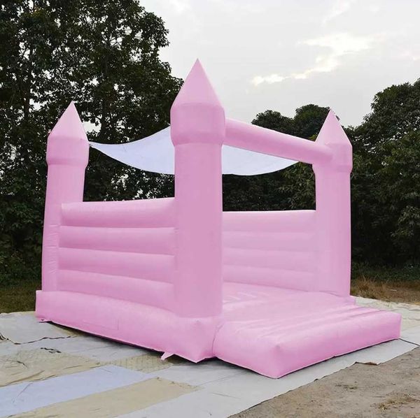 2023 popular amor pvc inflável rosa azul verde casa de salto casa festa de casamento castelo inflável tenda bouncer decoração dossel