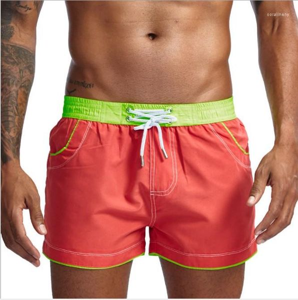 Cuecas PS BRAND Homens Shorts de Praia Estampados Shorts Casuais Moda Estilo Masculino Just Break It Bermuda Plus ST001