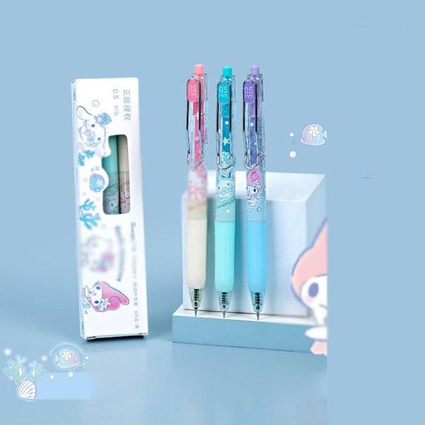 PENS 36 PCS/lotto Creative Cat Dog Press Gel Pen set carino da 0,5 mm Signatura nera Penne Stationery Gift Office Scuola Scrittura Provvigioni