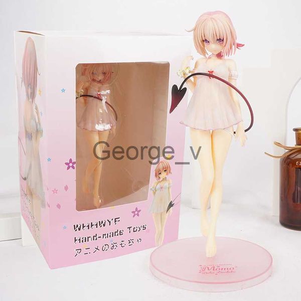 Minifig To LOVE Ru Darkness Anime Figur Momo Belia Deviluke PVC Action Figure Sexy Pyjama Badeanzug Bikini Mädchen Sammlung Spielzeug J230629