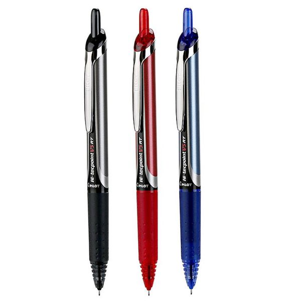 Stifte 6pcs/Lot Pilot Press Gel Pen BXRTV5 0,5 mm Schwarz/Blau/Rot -Nadelstift BXSV5RT Ersetzbar