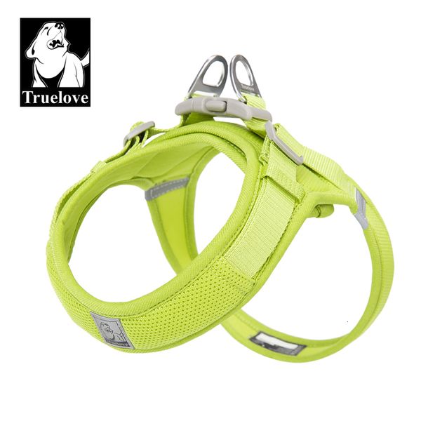 Coleiras para cães Trelas Truelove Pet arnês Para pequenos e médios Malha de Nylon Respirável Treinamento Ao Ar Livre Ajustável Peito Pesado TLH3013 230628