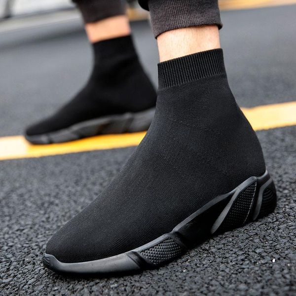 Сапоги Mwy Fashion Trend Pare Socks Boots Shoes High Top Кружев мужчина дышащие зимние повседневные туфли Schoenen густые сапоги с лодыжкой