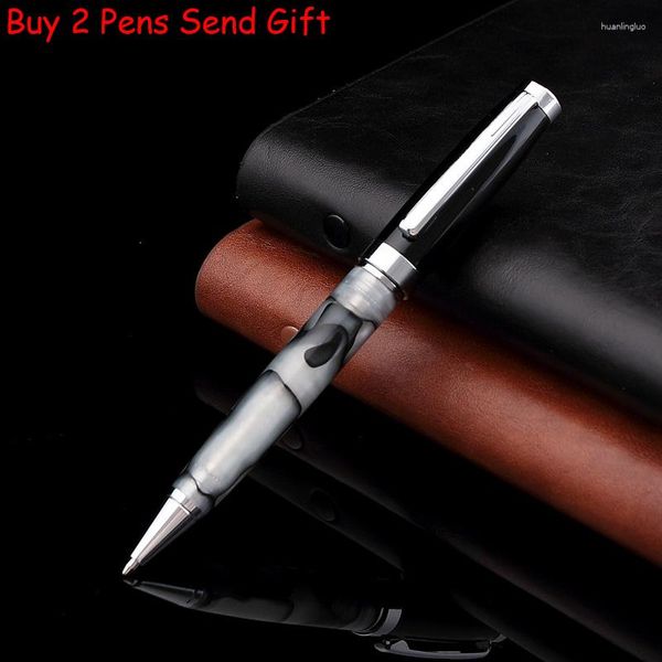 Мультяшный дизайн, высококачественная металлическая шариковая ручка, офисные деловые мужчины, подарок для подписи, купить 2, отправить