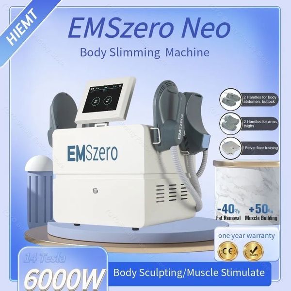 2023 Emszero Hi EMT Neo Стимулятор мышц EMS Body Sculpt 14 Tesla Массажер для мышц Салон красоты RF Массаж мышц