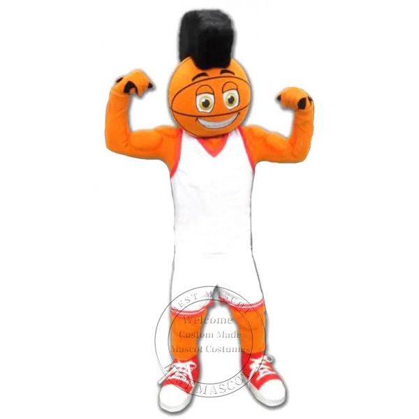 Nova fantasia de mascote de homem de basquete adulto mascote de escola de ensino médio Anime Ad Vestuário