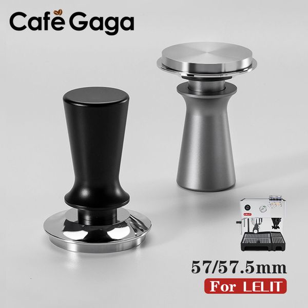 Pressini 57mm 57,5mm Tamper per caffè Pressione costante Molle da 30 libbre Tampaggio calibrato per strumenti Lelit Accessori per caffè a base piatta 230628