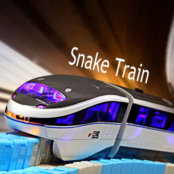 ElectricRC Track Gesture Control Snake Trem Elétrico Ferroviário Brinquedo RC Trens Trilhos Trem Brinquedos Conjunto Ferroviário Infantil Simulação Trens Modelo Brinquedo 230628