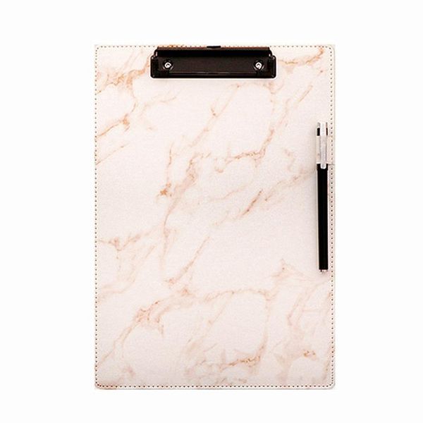 Zwischenablage Marble A4 Größe Zwischenablage Datei Ordner Stationery Board Hartplatte Schreibschild Clip Report Office Supplies für Büroschule