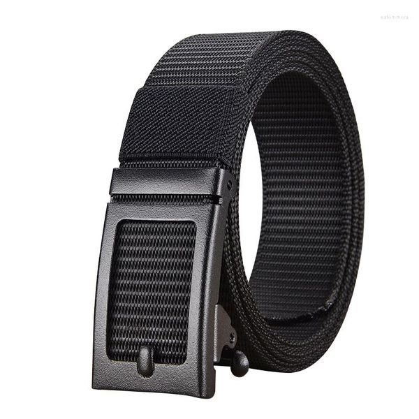 Gürtel Design Männer Weben Nylon Gürtel Mode Legierung Automatische Schnalle Outdoor Taktik Und Frauen Leinwand Casual