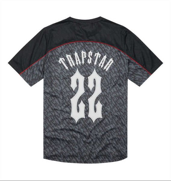 Camisa masculina de design Trapstar Football Jersey t Shirts Casais Letter T-shirts Women Trapstars Trendy Pullovers Tees Kxib