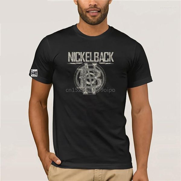 T-shirt da donna T-shirt circolare con logo Nickelback - NUEVO Y OFICIAL 2023 Camicia estiva da uomo Hip Hop Casual Fitness