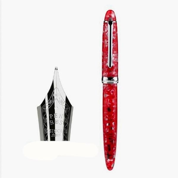 Pens Penbbs 308 Fashion Acrylharz Brunnen Stift ausgezeichnete F0.5mm IRAURITA NIB Business Office Schreiben Tintenstift mit Geschenkbox Kawayi