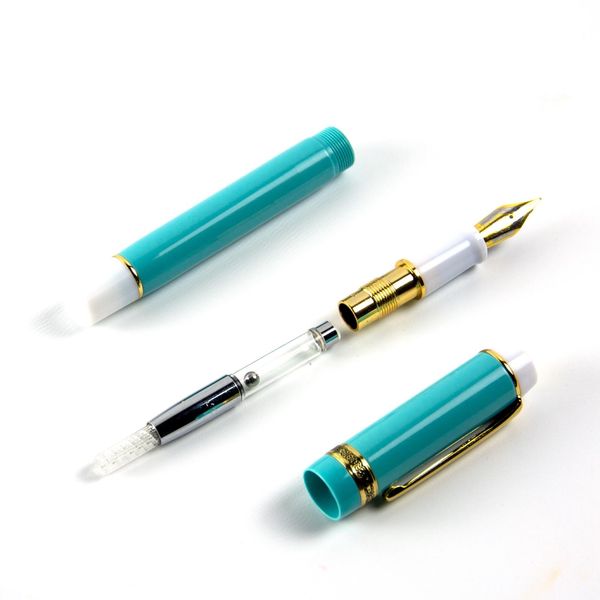 Pens Hot Color Kaigeluu 316 Celulóide Pen do Celulóide Pen para Nmf Nib acrílico Belo Mármore Padrão de Marbu